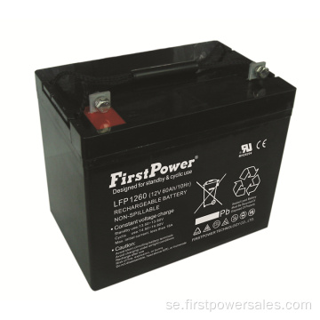 Reserv Deep Cycle Battery 12V60AH Vindkraft Batteri